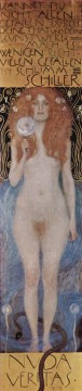 Gustavo Klimt Painting - Nuda Veritas Simbolismo Gustav Klimt